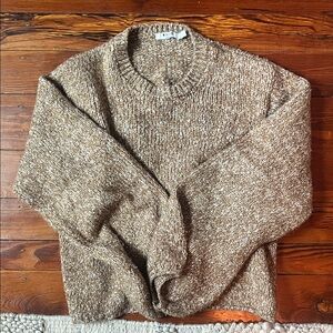 Cozy Tan Crewneck Sweater